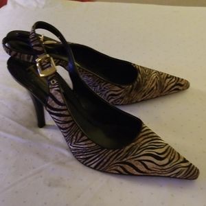Sling back pumps sz 13